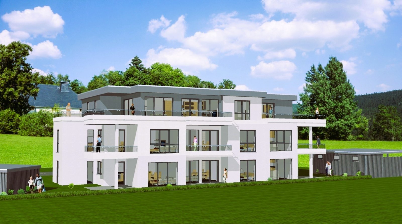 Penthouse 104 m² WFL. in Stadttvilla ! Penthouse 104 m² WFL. in Stadttvilla !